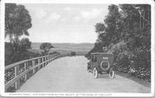 SA1666 - View of Lebanon Valley with road and cars. Identified on the front.